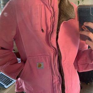 Pink Carhartt Large Women’s Sherpa Zip Up